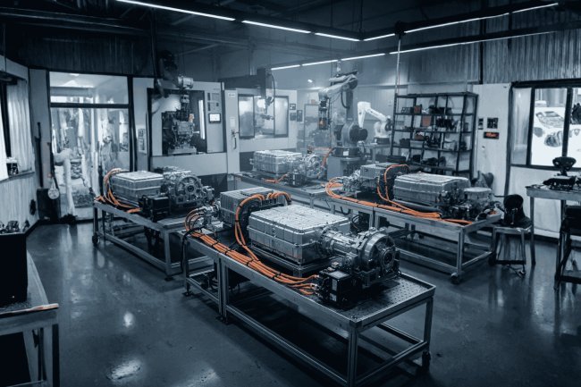 Simulation-Driven Manufacturing of EV Powertrain Components