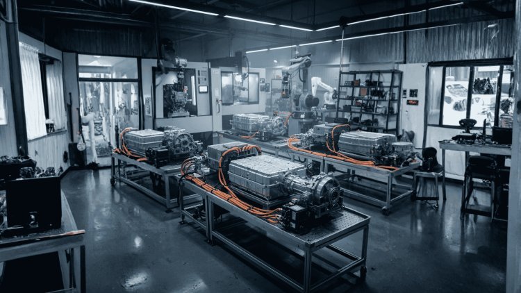 Simulation-Driven Manufacturing of EV Powertrain Components