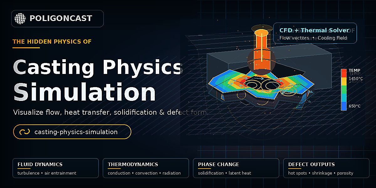 Casting Physics Simulation: Fluid Flow, Heat Transfer & Solidification ...