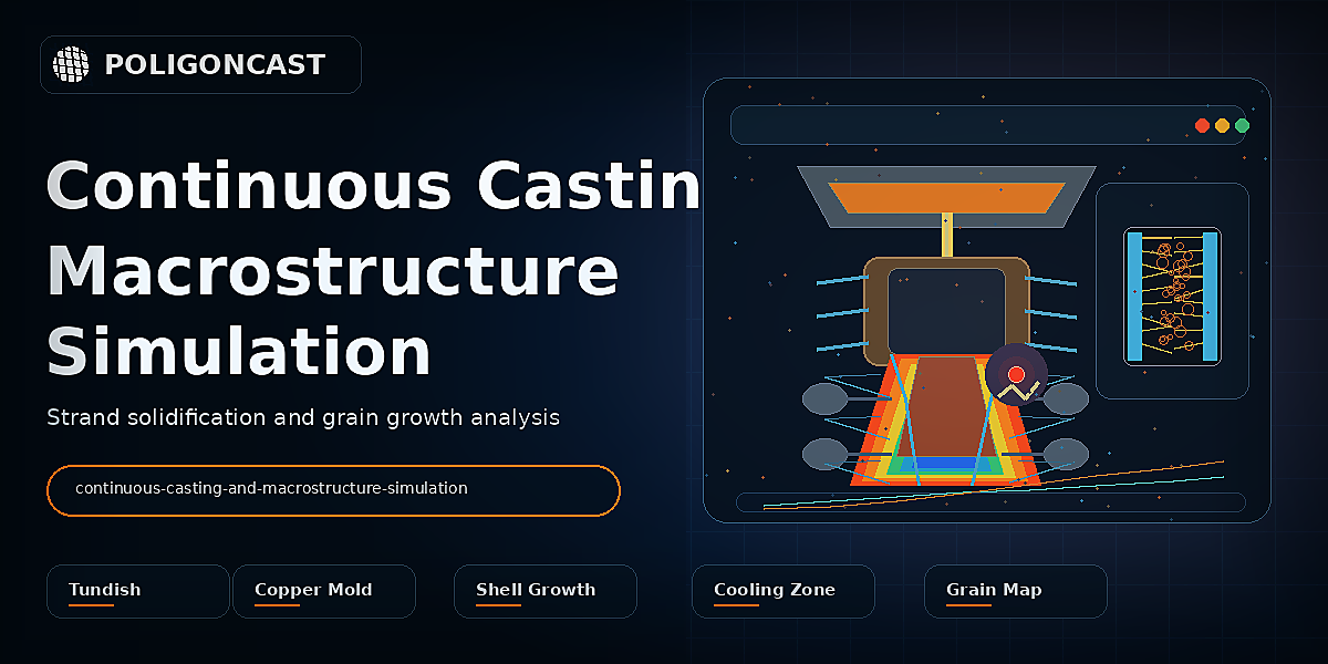 Continuous Casting & Macrostructure Simulation | Strand Solidification ...