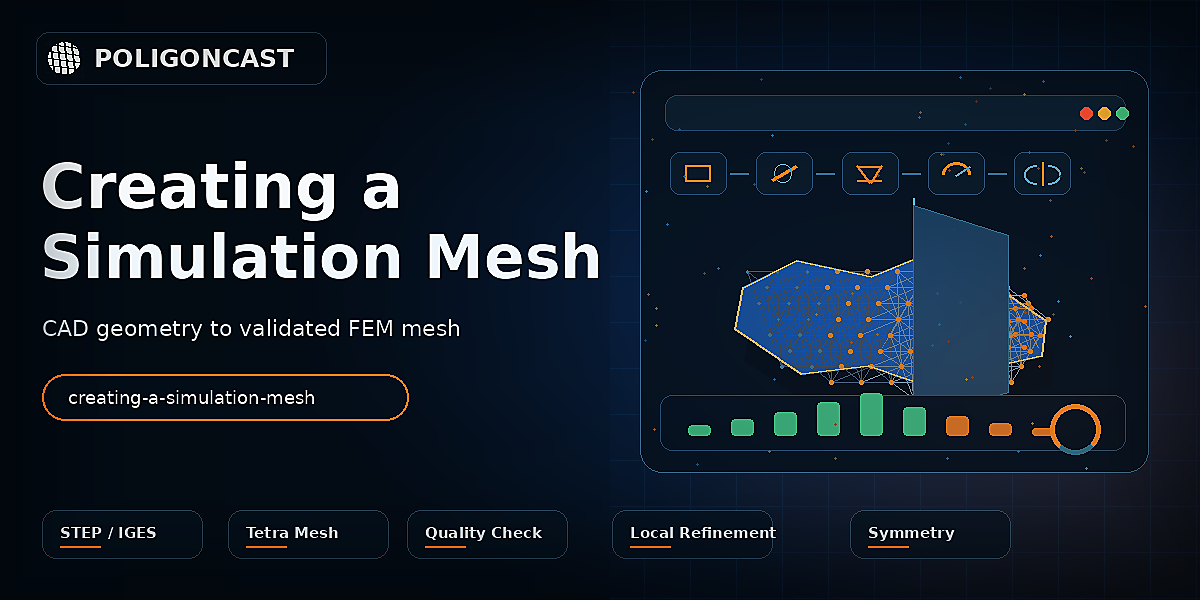 Creating a Simulation Mesh: CAD Import, Mesh Quality & FEM Best ...